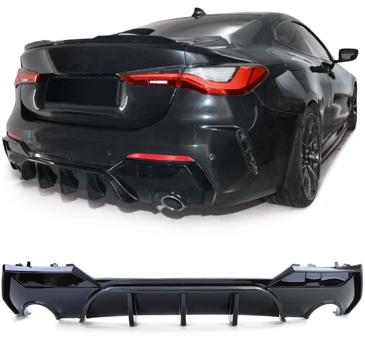 Performance rear diffuser 4 Series G22 G23 420 430