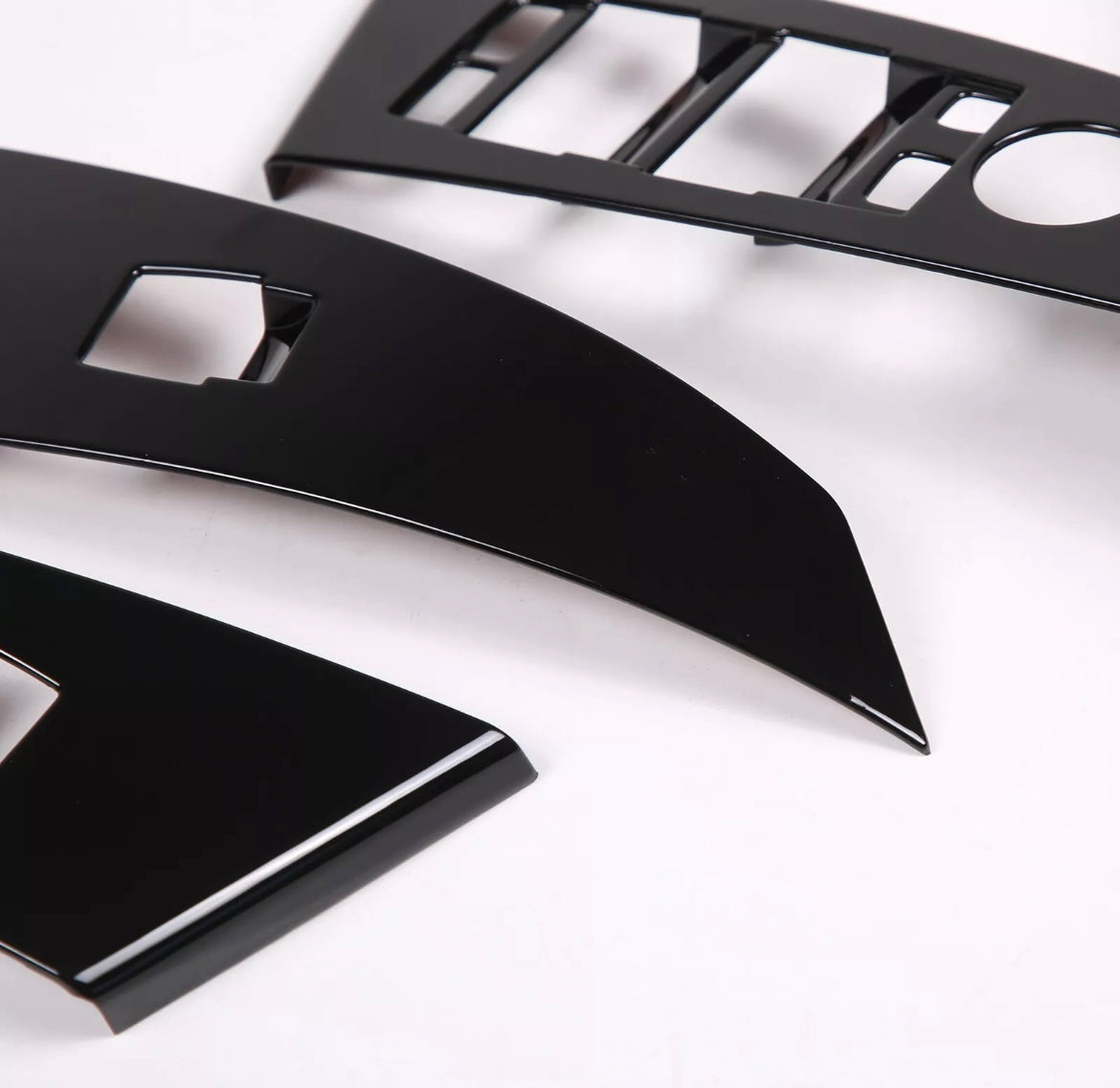 Glossy black window regulator frame cover (5 Series)E60