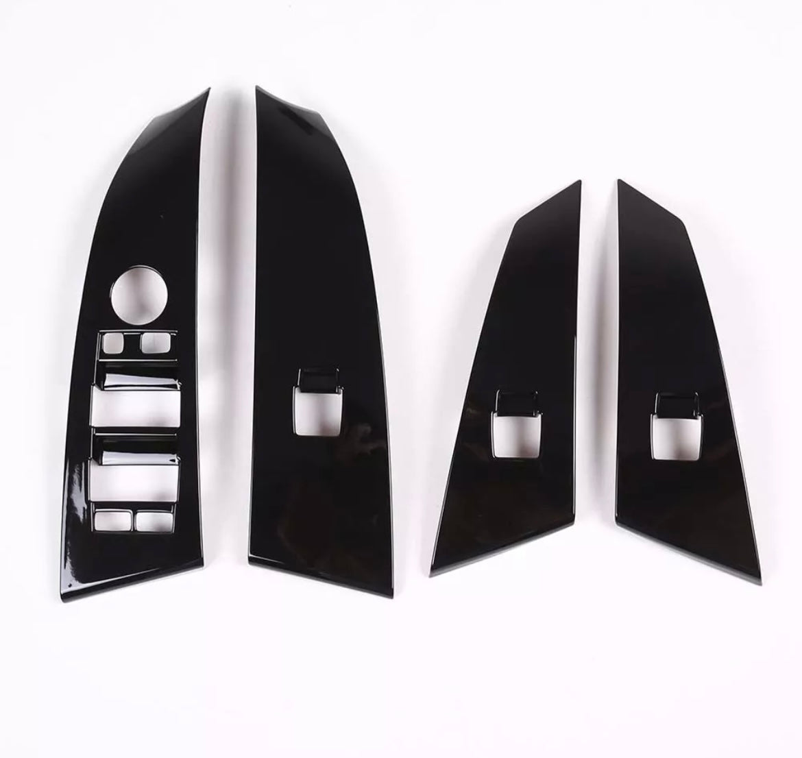 Glossy black window regulator frame cover (5 Series)E60