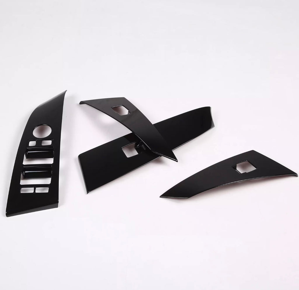 Glossy black window regulator frame cover (5 Series)E60