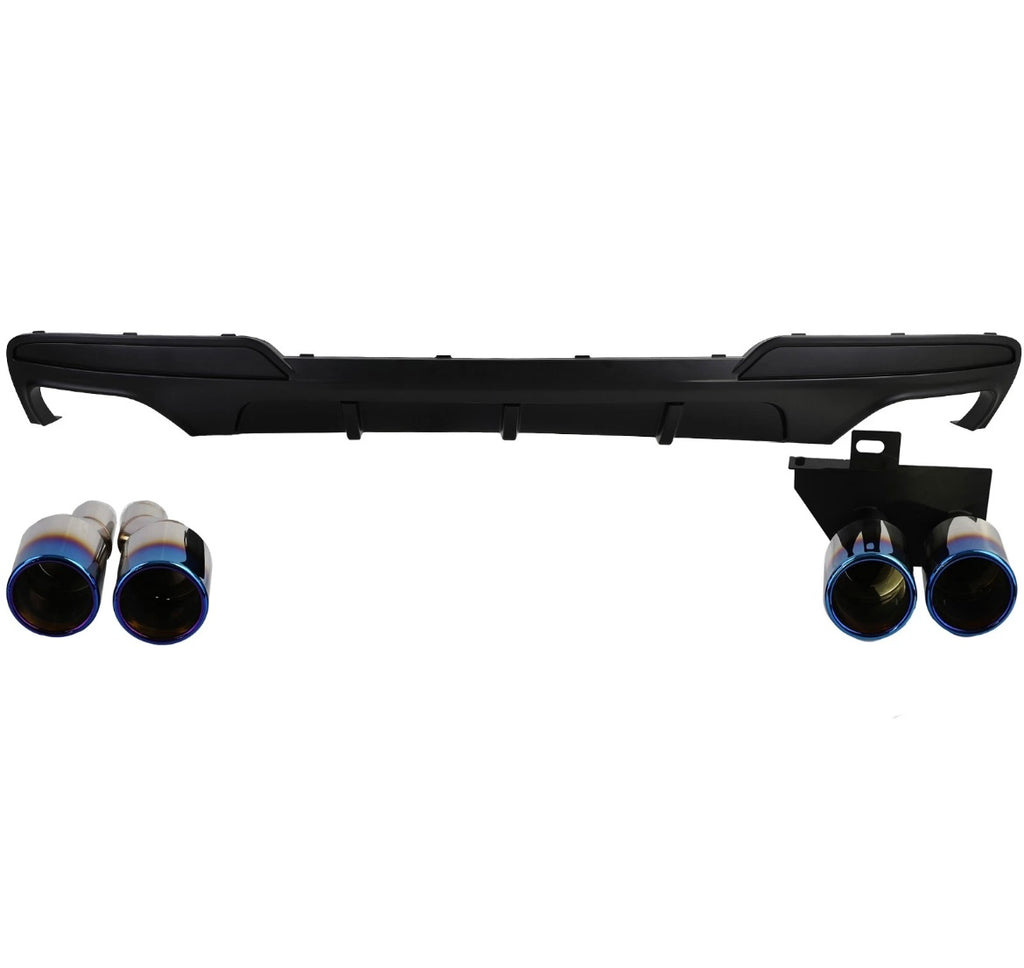 Rear diffuser + titanium exhaust pipes, F10