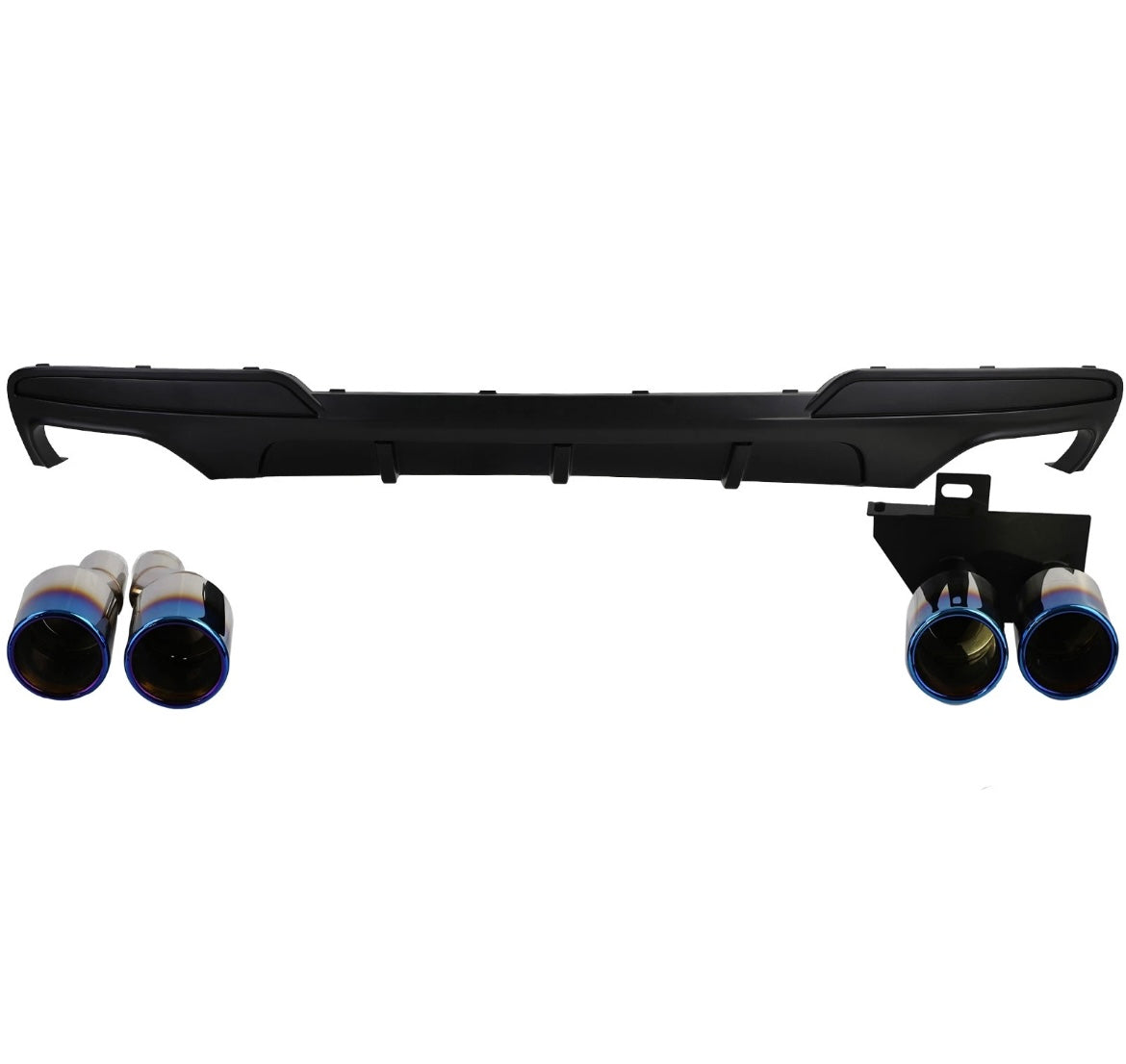 Rear diffuser + titanium exhaust pipes, F10