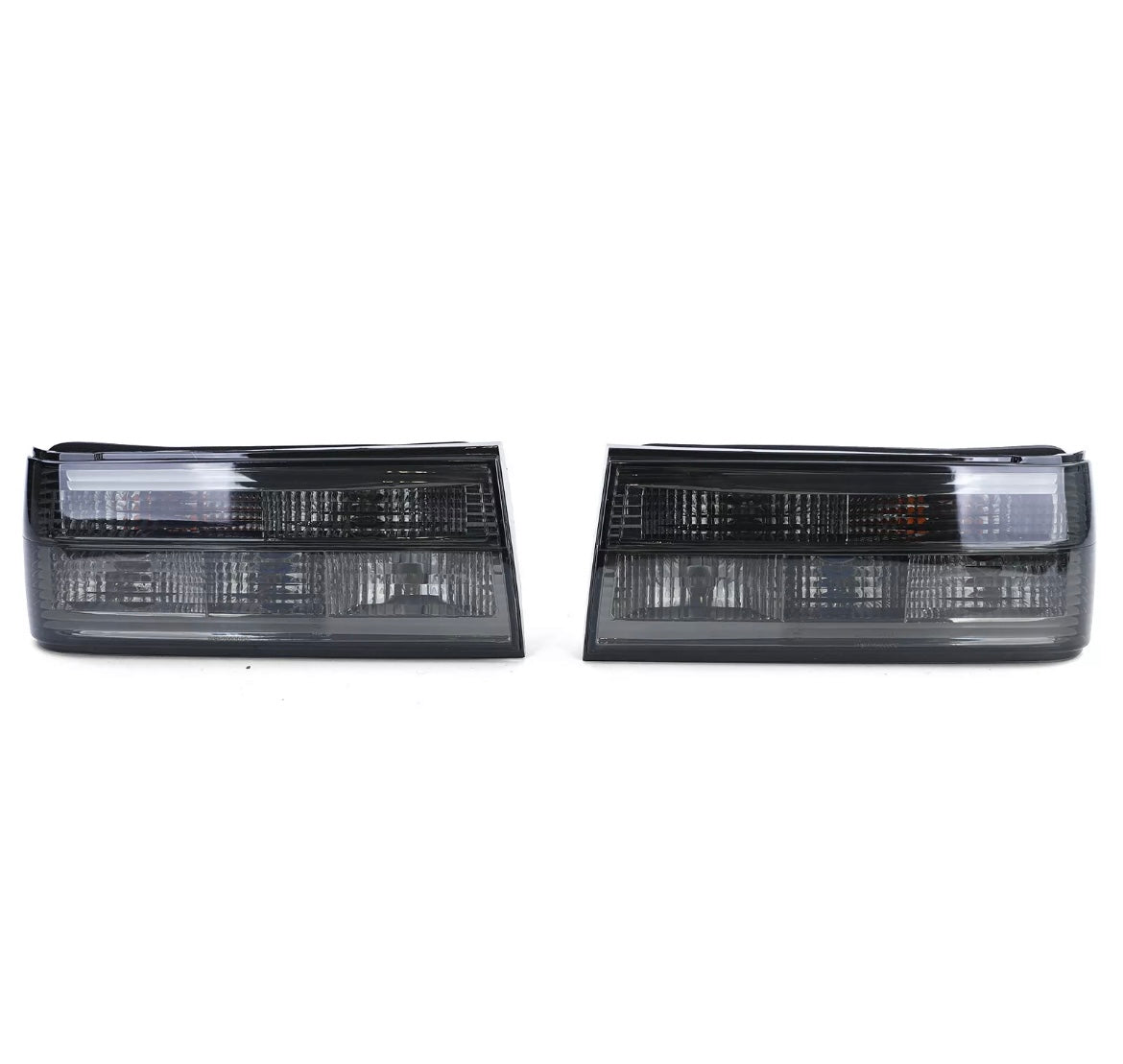 Clear glass taillights, black smoked, (3 Series)E30 Facelift