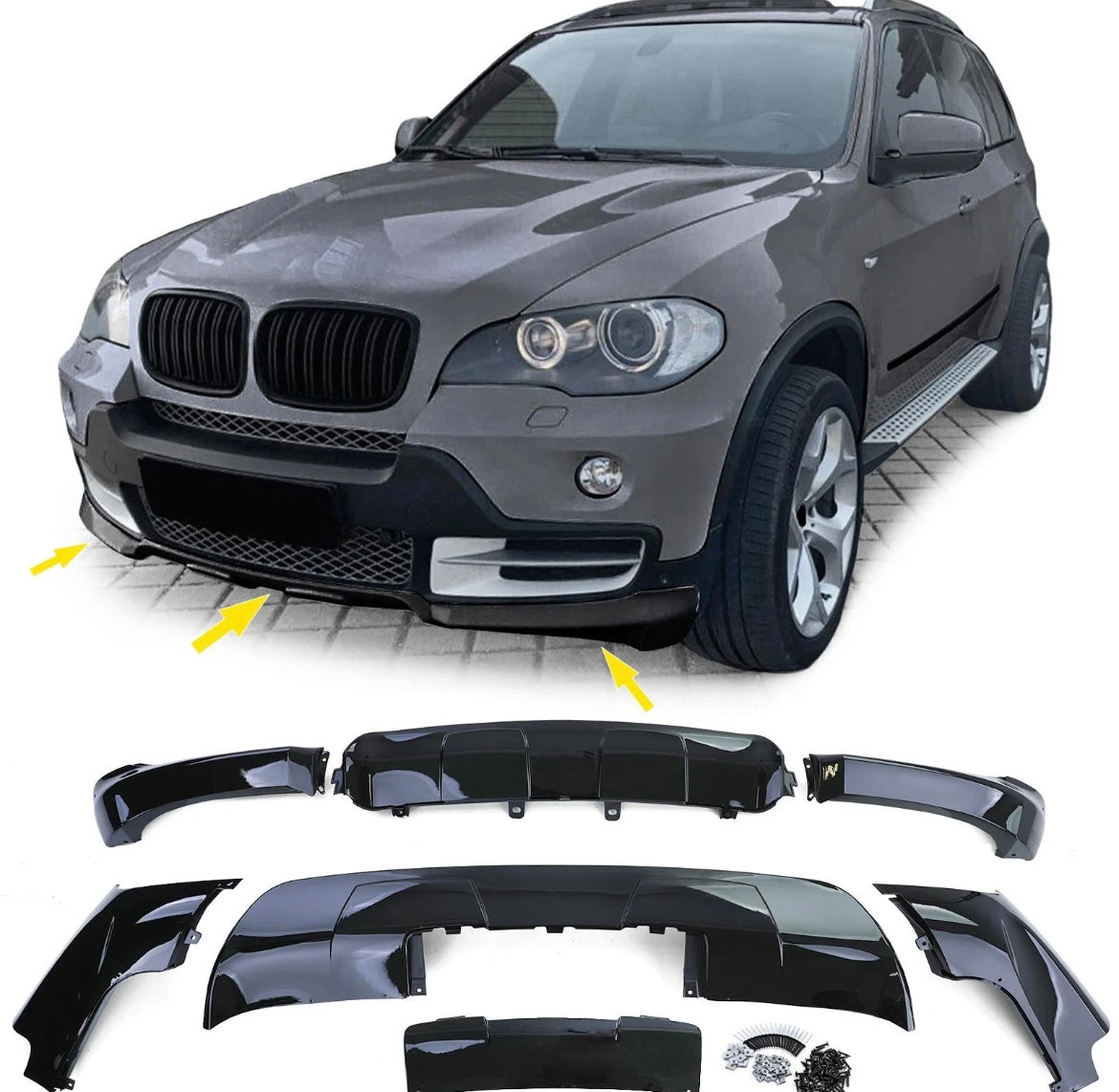 Front-rear sports body kit X5 E70 07-10